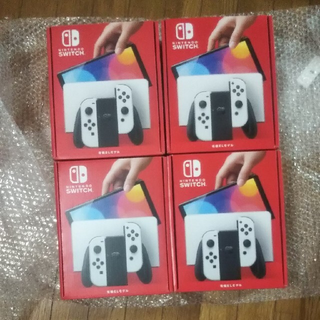 新品、未使用 任天堂Switch有機ELホワイト×4