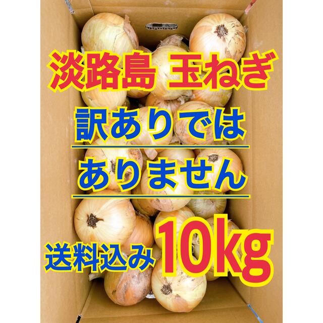 淡路島 玉葱 玉ねぎ 10kg 長期保存 送料込み 農家直送 南あわじ 食品/飲料/酒の食品(野菜)の商品写真