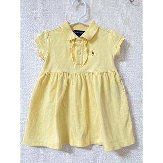 ポロラルフローレン(POLO RALPH LAUREN)の【美品】ラルフローレン ポロシャツワンピース　12m(ワンピース)