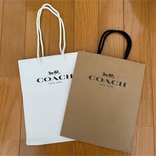 コーチ(COACH)のcoach ショッパー 紙袋 2点セット(ショップ袋)