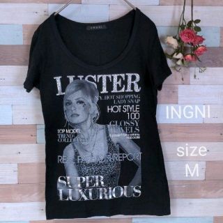 イング(INGNI)のINGNI　レディースTシャツ　プリントTシャツ(Tシャツ(半袖/袖なし))