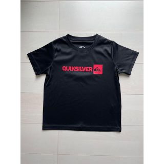 クイックシルバー(QUIKSILVER)のクイックシルバー ラッシュガード 半袖 Tシャツ 120 黒(Tシャツ/カットソー)