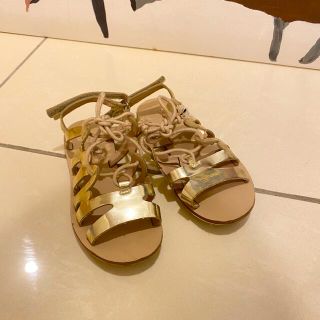 ザラキッズ(ZARA KIDS)の美品Zara ザラキッズ　サンダル29 18.5cm(サンダル)