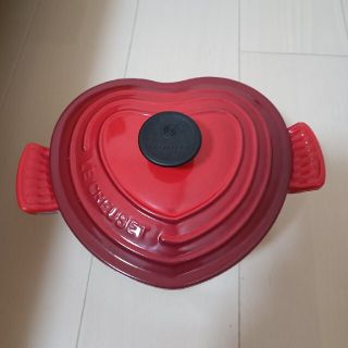 ルクルーゼ(LE CREUSET)のLe Creuset ルクルーゼ  ハート 鍋     ココット ダムール(鍋/フライパン)