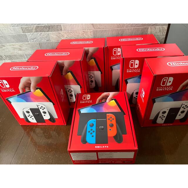 品質一番の 新品 NintendoSwitch本体 有機ELモデル 7台 家庭用ゲーム機