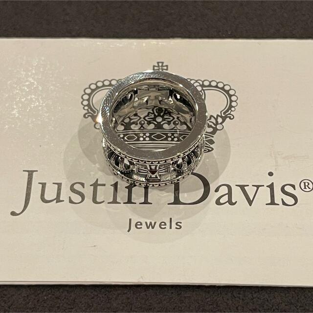 ◆新品◆JUSTIN DAVIS◆クロスクラウンリング◆8号◆29,700円◆