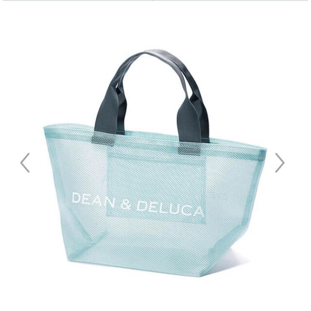 DEAN & DELUCA  メッシュトートバッグ  ミントブルー BIGサイズ