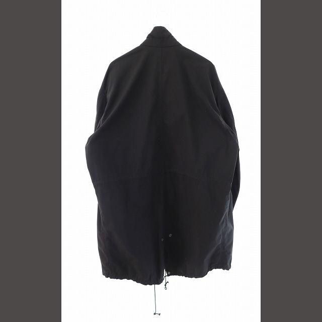 エッセイ ESSAY 22SS モッズ コート ファイヤーマン バックル 2 黒 メンズのジャケット/アウター(その他)の商品写真