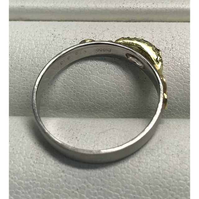 ★大きめの20号★K18&プラチナPt900/ルビー&ダイヤモンドデザインリング レディースのアクセサリー(リング(指輪))の商品写真