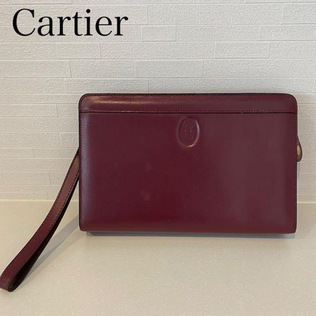 Cartier カルティエ ハンドバッグ クラッチバッグ バッグ 鞄 レザー