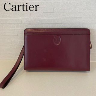 カルティエ(Cartier)のCartier カルティエ ハンドバッグ クラッチバッグ バッグ 鞄 レザー(クラッチバッグ)