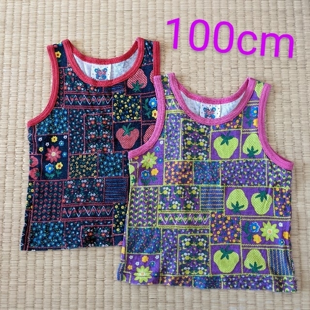 VANA VANA(バナバナ)のバナバナ☆　タンクトップ　90　100　女の子 キッズ/ベビー/マタニティのキッズ服女の子用(90cm~)(Tシャツ/カットソー)の商品写真