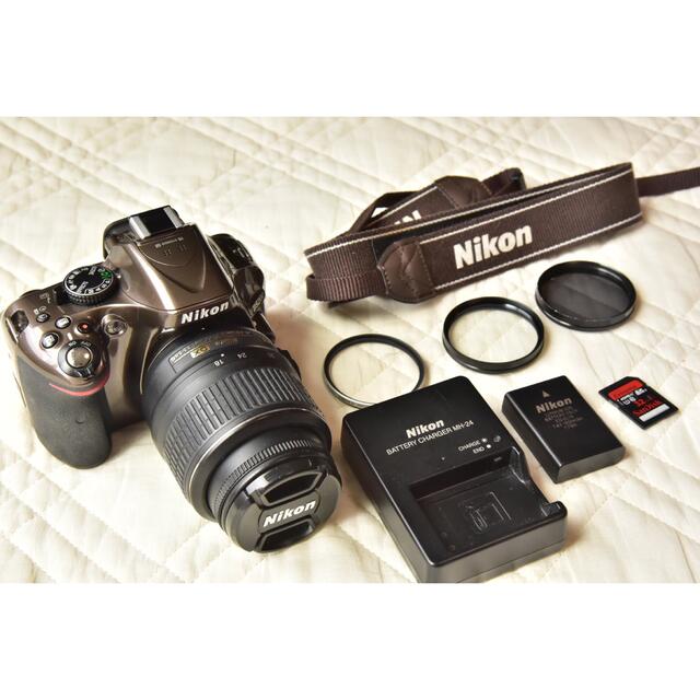 値下げ!!】【希少】【初心者向け】Nikon D5200 ブロンズ -