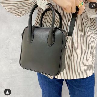 シンゾーン(Shinzone)のshinzone購入 レザーショルダーバッグ BLACK(ショルダーバッグ)