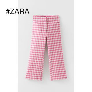 ザラ(ZARA)のZARA ギンガムチェック 164cm(カジュアルパンツ)