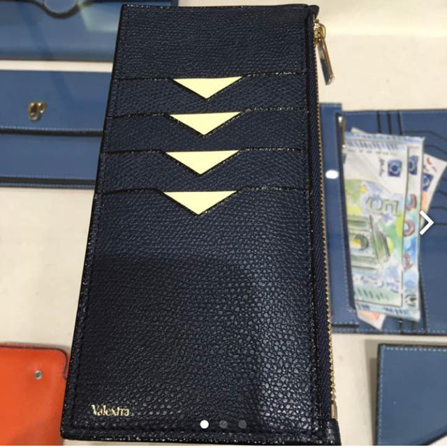 新品入荷 Valextra - Valextra ネイビー カード&コインケース 名刺入れ