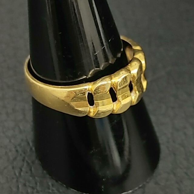 ⑤K18 リング 19号 18金 指輪 レディースのアクセサリー(リング(指輪))の商品写真