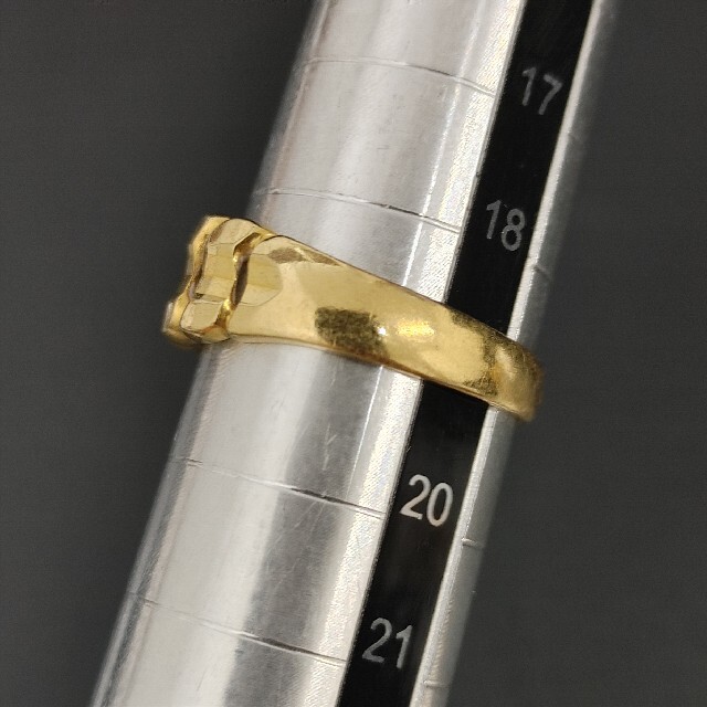 ⑤K18 リング 19号 18金 指輪 レディースのアクセサリー(リング(指輪))の商品写真