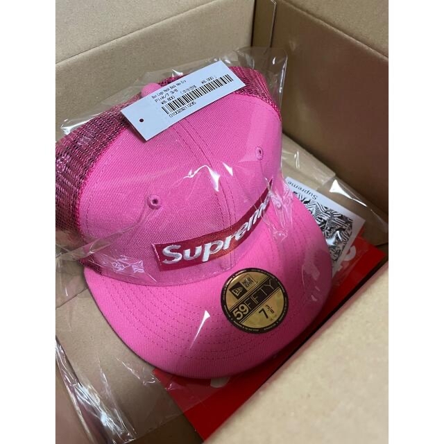 Supreme - Supreme Box Logo Mesh Back New Era Pink