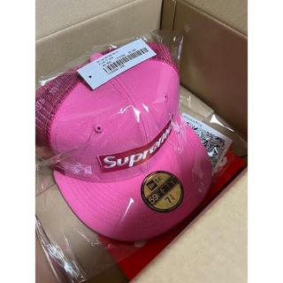 シュプリーム(Supreme)のSupreme Box Logo Mesh Back New Era Pink(キャップ)