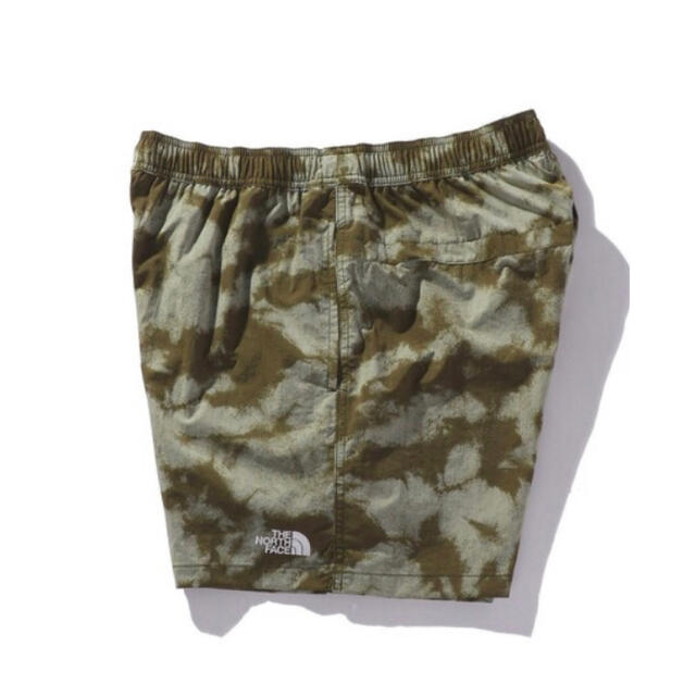 新品 ノースフェイス 短パン ショートパンツ 迷彩 カモフラ グリーン ...