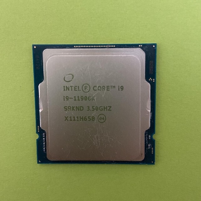 Intel  Core I9-11900K 　CPU　インテル