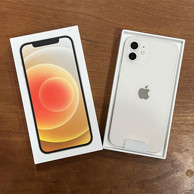 新品iPhone12 64gb SIMフリー ホワイト① 残債＆利用制限なし - www ...