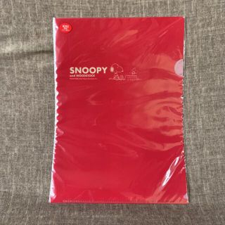 スヌーピー(SNOOPY)のスヌーピー　ウッドストック　A4 クリアファイル（2枚組）(クリアファイル)