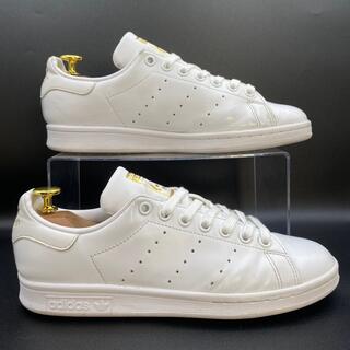 【新品 匿名配送】スタンスミス 白 ゴールド ロゴ 24.5cm adidas