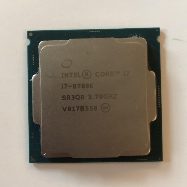 Intel  Core I7-8700K 　CPU　インテル