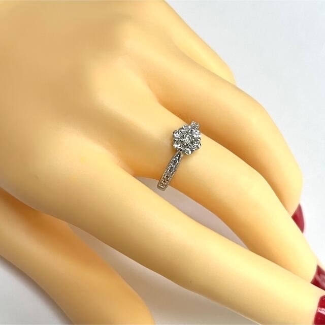 JEWELRY TSUTSUMI(ジュエリーツツミ)のプラチナ ダイヤモンド リング Pt900 TSUTSUMI ジュエリーツツミ レディースのアクセサリー(リング(指輪))の商品写真