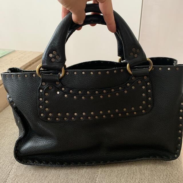 らくまりんさま専用美品　CELINE セリーヌ　スタッズバッグ　黒　茶　2点