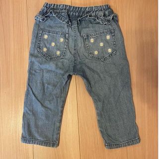 エフオーキッズ(F.O.KIDS)のアプレレクール　フリルデイジー刺繍パンツ(パンツ/スパッツ)