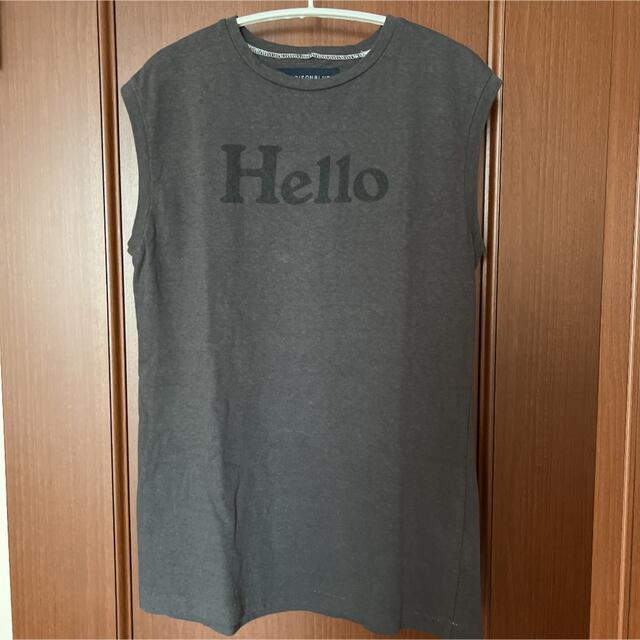 MADISONBLUE(マディソンブルー)のMADISONBLUE　HELLO NOSLEEVE TEE レディースのトップス(Tシャツ(半袖/袖なし))の商品写真