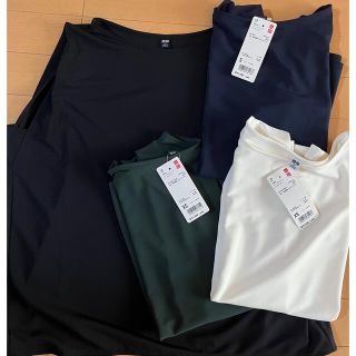 ユニクロ(UNIQLO)のクレープジャージーT  ノースリーブ　ユニクロ (シャツ/ブラウス(半袖/袖なし))