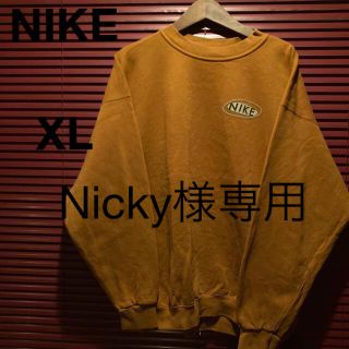 ナイキ(NIKE)の【USA製】90s NIKE ナイキ スウェット ワンポイントロゴ(スウェット)