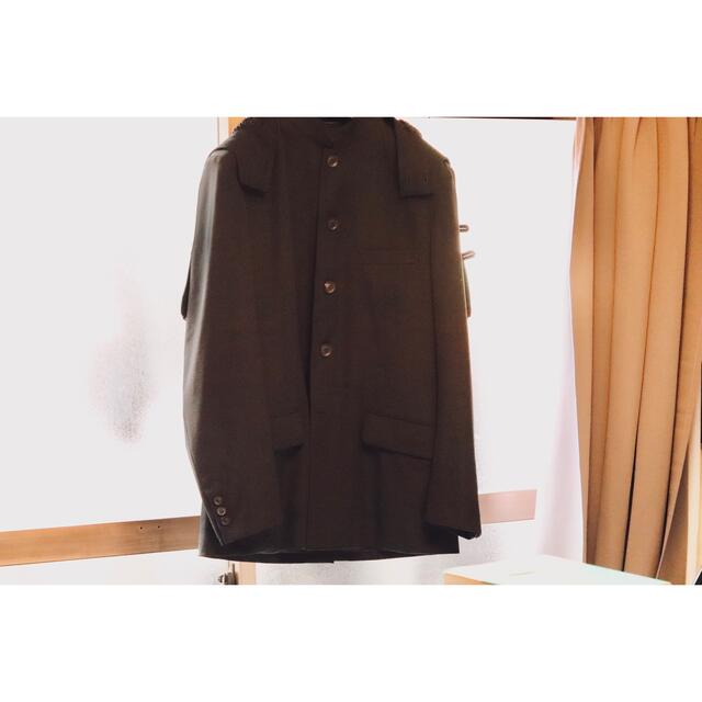 Yohji Yamamoto(ヨウジヤマモト)のW/GABARDINE BOA HOODED JACKET メンズのジャケット/アウター(テーラードジャケット)の商品写真