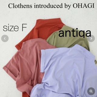 アンティカ(antiqua)の*アンティカ コットンマキシ丈ワンピース F*antiqa(ロングワンピース/マキシワンピース)