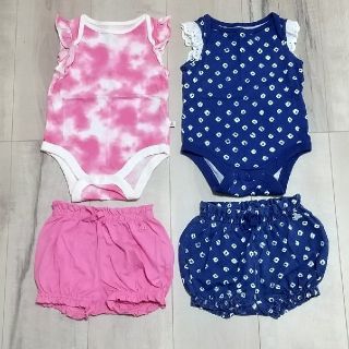 ベビーギャップ(babyGAP)のベビー ロンパース&パンツ2SETおまとめused品(ロンパース)