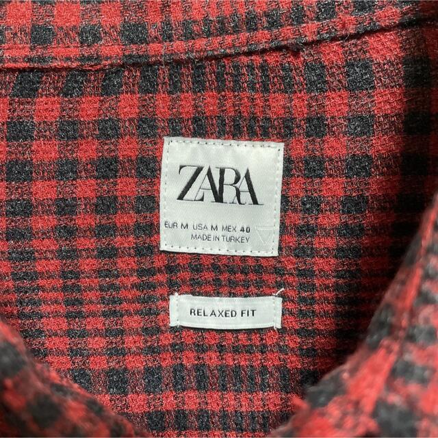 ZARA(ザラ)のZARA チェック柄オーバーサイズレーヨンシャツ メンズのトップス(シャツ)の商品写真