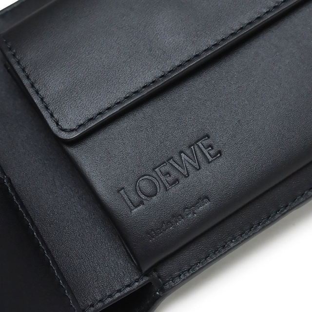 LOEWE(ロエベ)のロエベ パズル ステッチ バイフォールド コインウォレット 二つ折り財布 スムースカーフ レザー オーシャン ネイビー C510501X01 箱付 LOEWE（新品・未使用品） メンズのファッション小物(折り財布)の商品写真