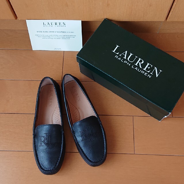 Ralph Lauren(ラルフローレン)のRalph Lauren ローファー 23.5cm 本革 箱付き レディースの靴/シューズ(ローファー/革靴)の商品写真