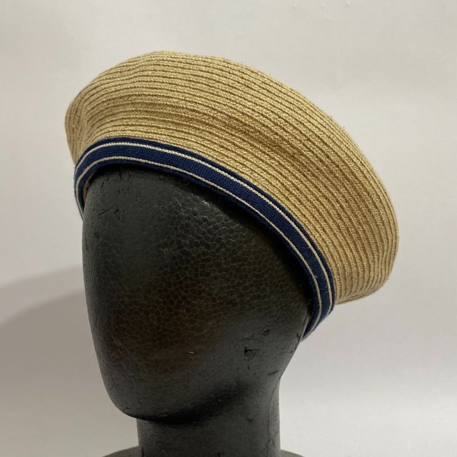 45R - 専用　美品▽45R リネン コットン ベレー帽 麦わら帽子 サイズ1