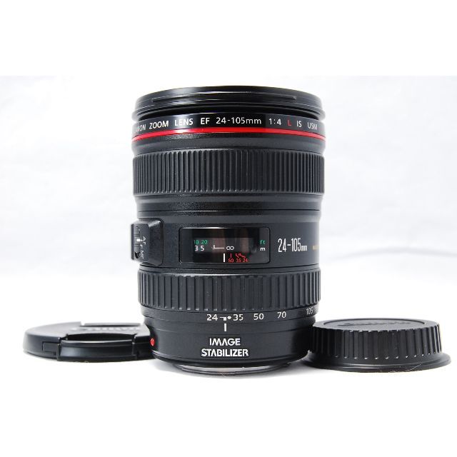Canon(キヤノン)のCanon EF 24-105mm F4 L IS USM 2014年製造レンズ スマホ/家電/カメラのカメラ(レンズ(ズーム))の商品写真