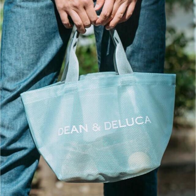 DEAN & DELUCA - DEAN & DELUCA メッシュトートバッグ ミントブルー S ...