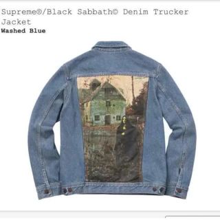 シュプリーム(Supreme)のsupreme black sabbath denim jacket(Gジャン/デニムジャケット)