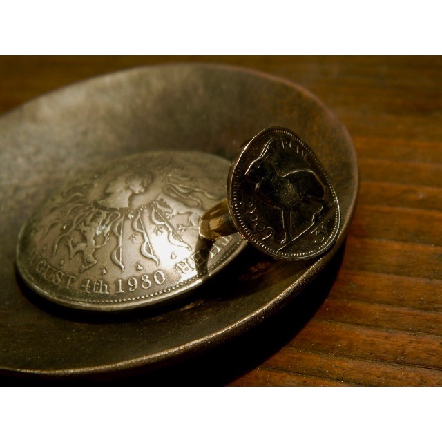 ＃R15　Ireland Coin Ring  レディースのアクセサリー(リング(指輪))の商品写真