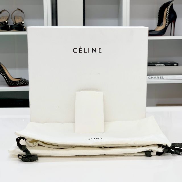 celine - 4479 未使用 セリーヌ レザー エスパドリーユ センタージップ