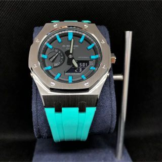 ジーショック(G-SHOCK)のGA-2100本体付き ラバーベルトセット カシオーク カスタム Gショック(腕時計(アナログ))