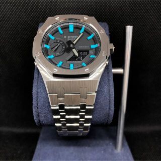 ジーショック(G-SHOCK)のGA-2100本体付き ステンレスベルトセット カシオーク カスタム Gショック(腕時計(アナログ))